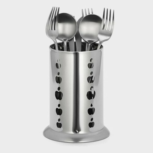 Подставка из нержавеющей стали для столовых приборов Яблочко 1017 см 771₽