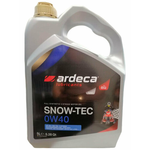 Моторное масло Ardeca SNOW-TEC RACING 0W40 UARU 5L 11499₽