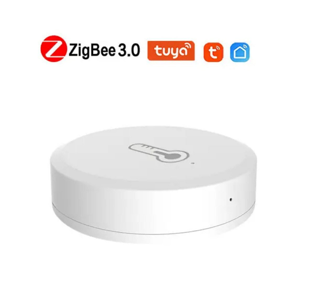 Умный датчик температуры и влажности беспроводной Zigbee Tuya для умного /работает в приложении Smart Life Tuya