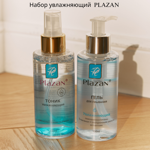 Наборы плазан Набор Гель для умывания 150 мл Тоник Увлажняющий 150 мл 620₽