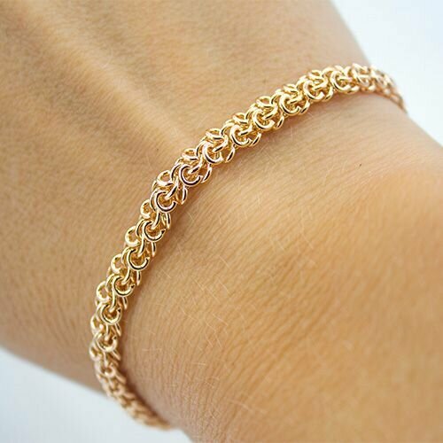 Браслет FJ Fallon Jewelry размер 19 см золотой 826₽