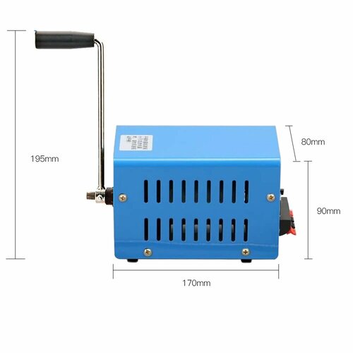 Портативный ручной генератор 20Вт Синий 5401₽