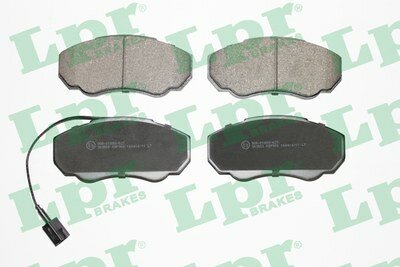 Колодки тормозные citroen jumper 02>/fiat ducato 02>/peugeot boxer 02> передние