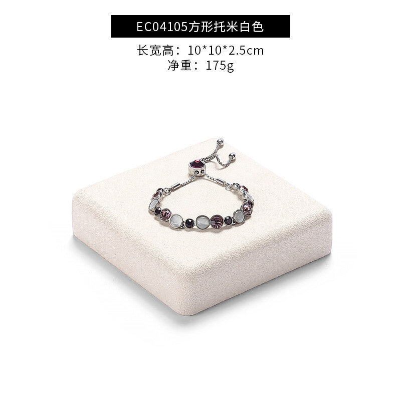 Подставка для демонстрации украшений Hongtai EC04105, квадратная, из микрофибры