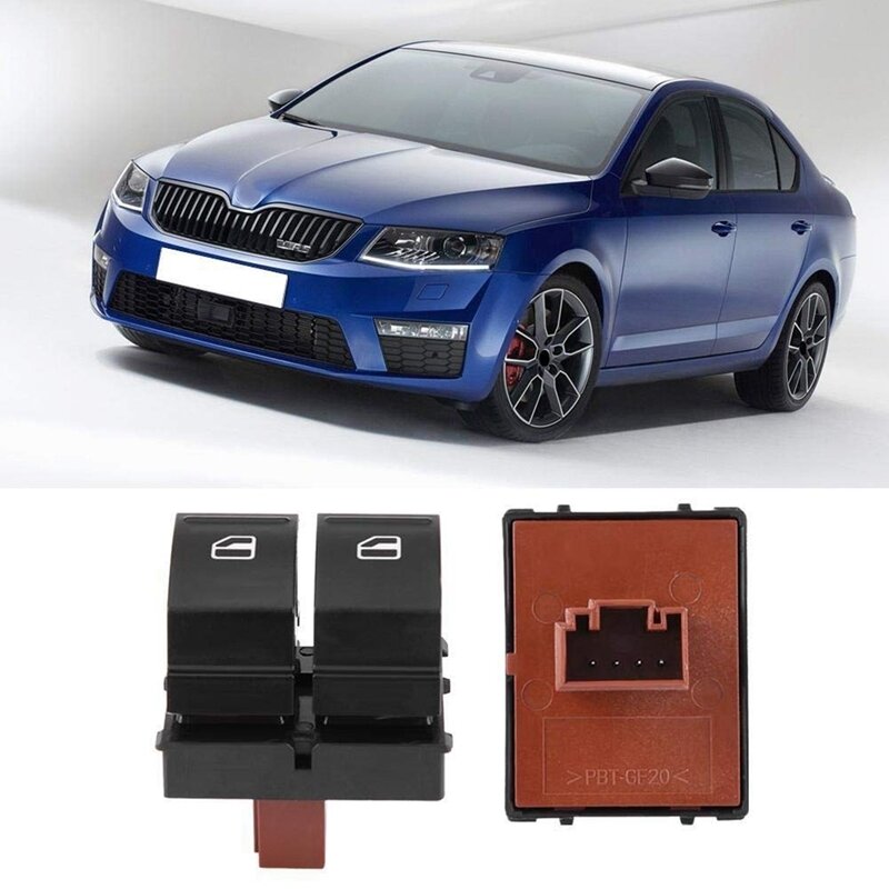 Кнопка включения стеклоподъемника MyPads для Skoda Fabia 2 Octavia 1Z Roomster — фото 1