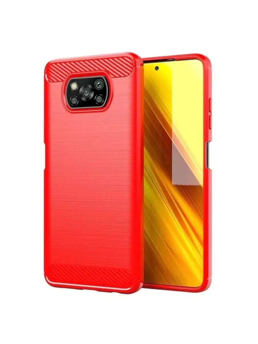 Противоударный чехол для Xiaomi Poco X3 / Ксиоми Поко Х3