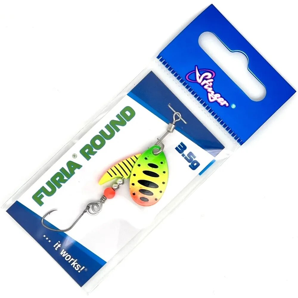 Блесна Stinger Furia Round #1 3,5гр #FT Для ловли форели — фото 1
