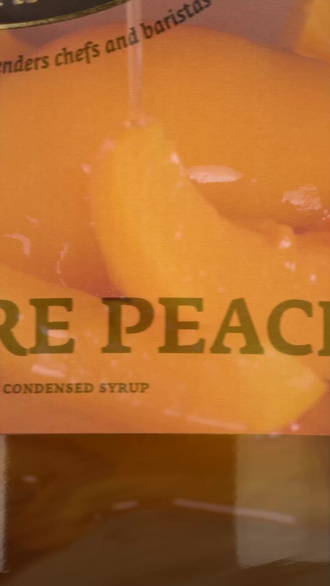 Сироп для кофе, коктейлей, десертов и выпечки Herbarista, Кашемировый Персик Cashemere Peach, 700 мл — фото 1