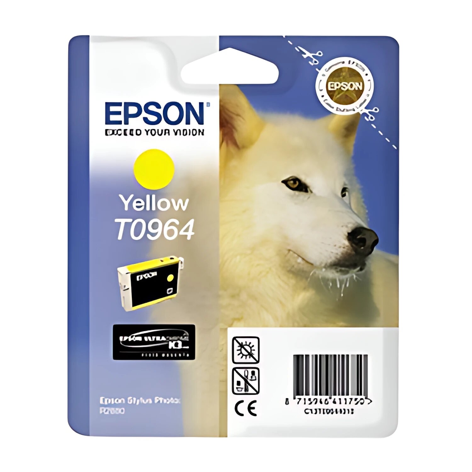 Картридж Epson T0964 Yellow желтый C13T09644010