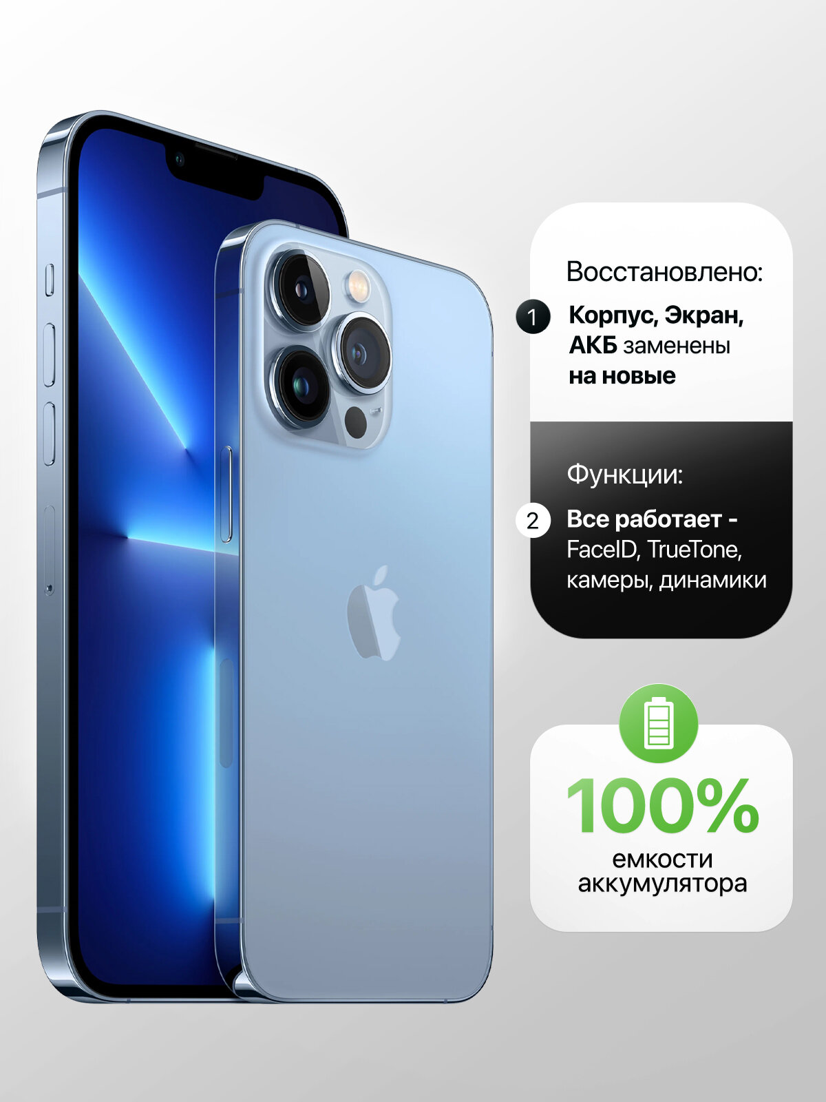Смартфон Apple iPhone 13 Pro Max 512 ГБ, Синий, Dual: nano SIM + eSIM — фото 1