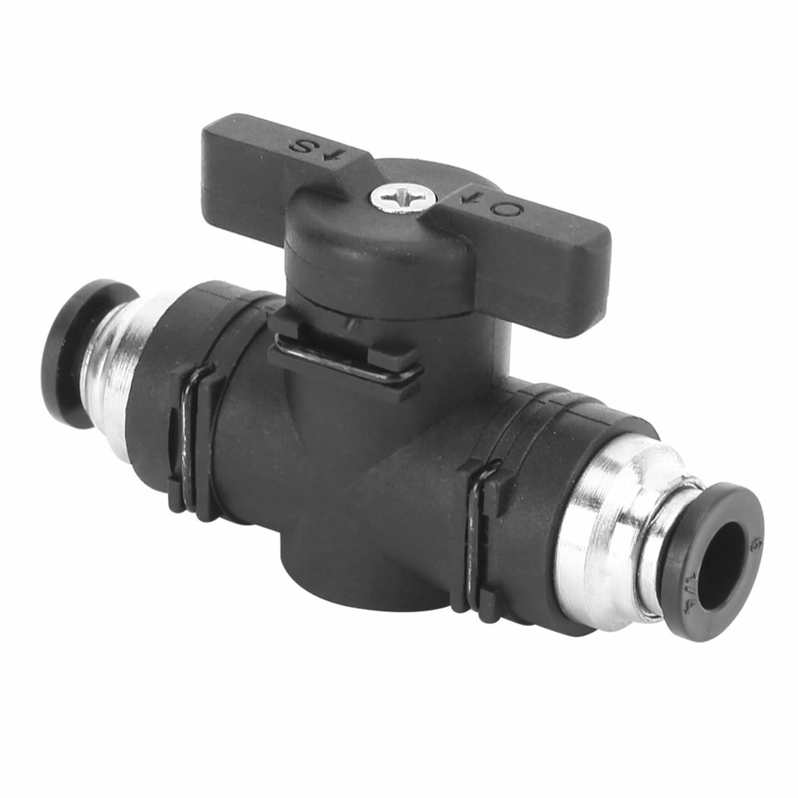 Черный пневматический разъем ручной регулирующий клапан двухсторонний инструмент для быстрого подключения BUC06