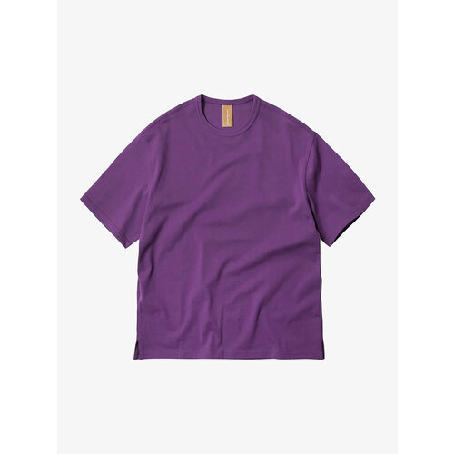 фото Футболка frizmworks og double rib oversized, размер xl, темно-фиолетовый
