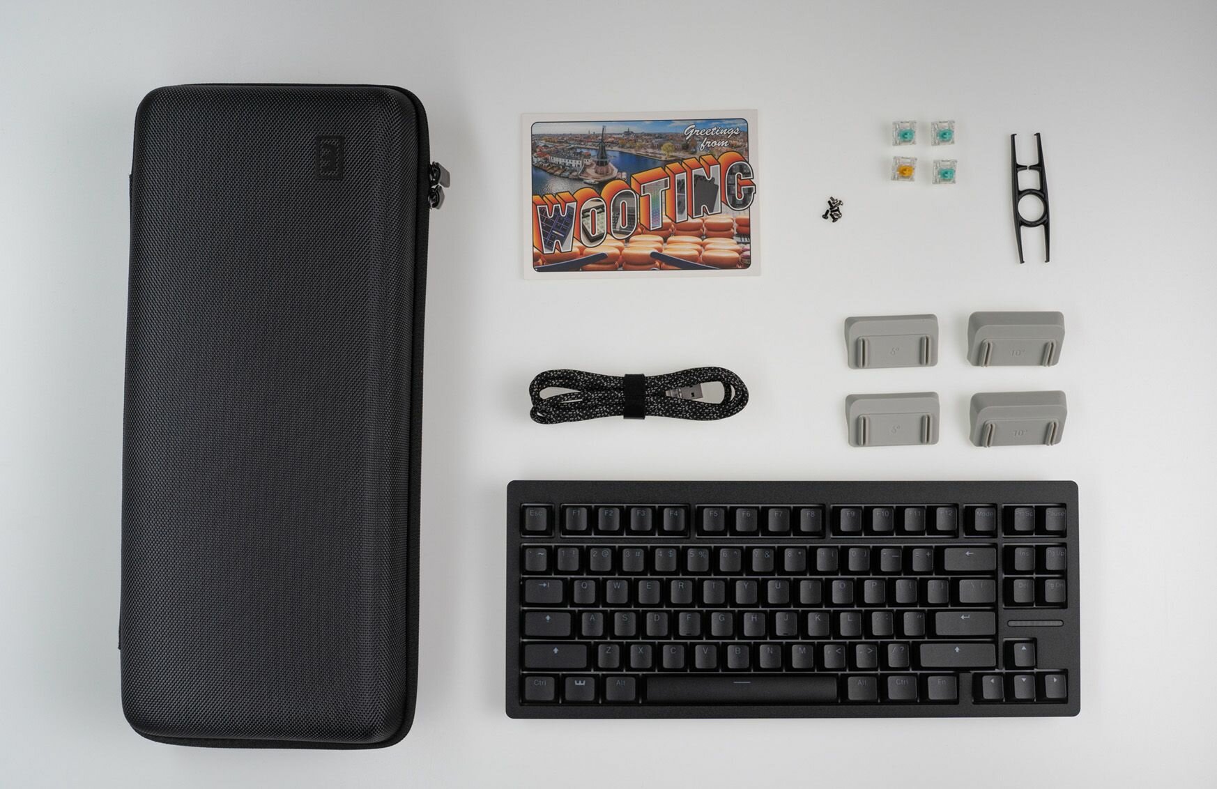 Игровая клавиатура Wooting 80HE Zinc Alloy Black (английская