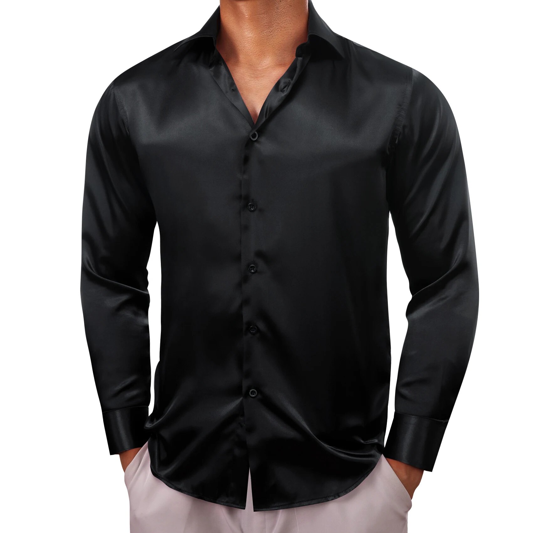 Рубашка Barry.Wang, размер L, черный