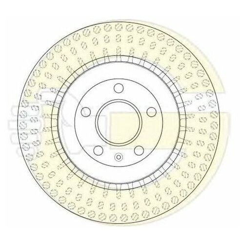 фото Диск тормозной audi a4/a5 07-/a6/a7/a8 10-/q5 задний вент.d 330мм. girling 6061755