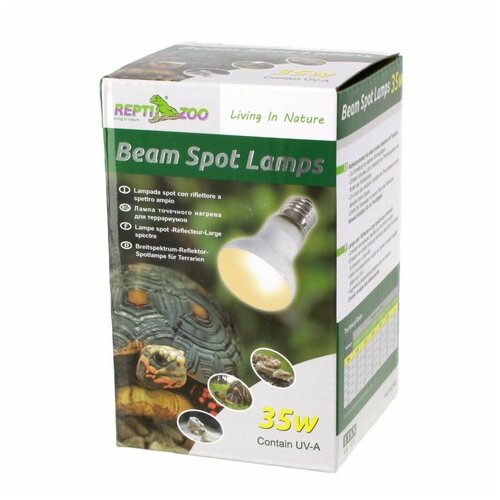 Лампа REPTIZOO BS63035 Beam Spot Heat Lamps стандарт греющая лампа накаливания repti zoo точечного нагрева 63050bs beamspot 50вт