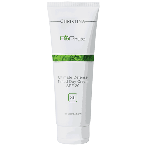 Christina BioPhyto 8b Ultimate Defense Tinted Day Cream SPF 20 - Дневной крем Абсолютная защита SPF 20 с тоном 250 мл