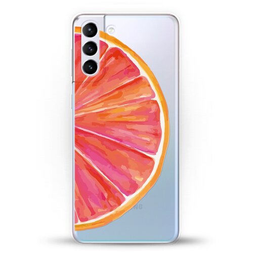 фото Силиконовый чехол грейпфрут на samsung galaxy s21+ andy & paul
