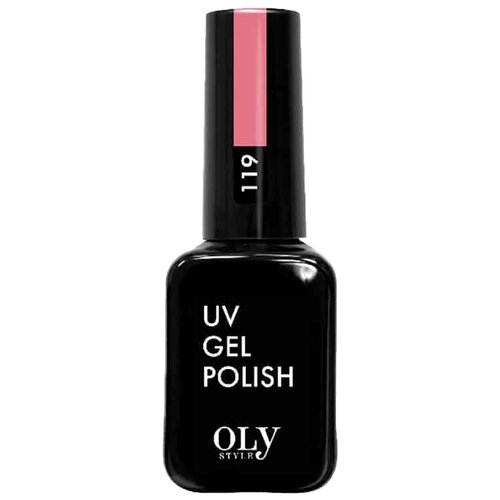 Olystyle гель-лак для ногтей UV Gel Polish, 10 мл, 119 розовый пион