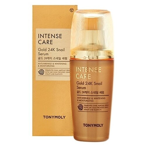 TONYMOLY Сыворотка для лица с муцином улитки и коллоидным золотом INTENSE CARE Gold 24K Snail Serum
