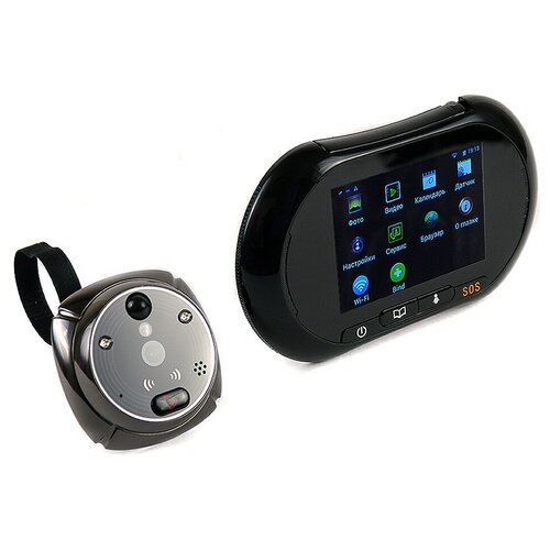 IHome-2WG - видеозвонок для двери, видеоглазок с записью и датчиком движения в москве, видео глазок в дверь цена
