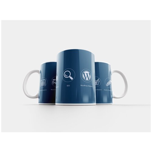 фото Кружка "wordpress развития, услуги по разработке на wordpress, wordpress" 320 мл lotsprints