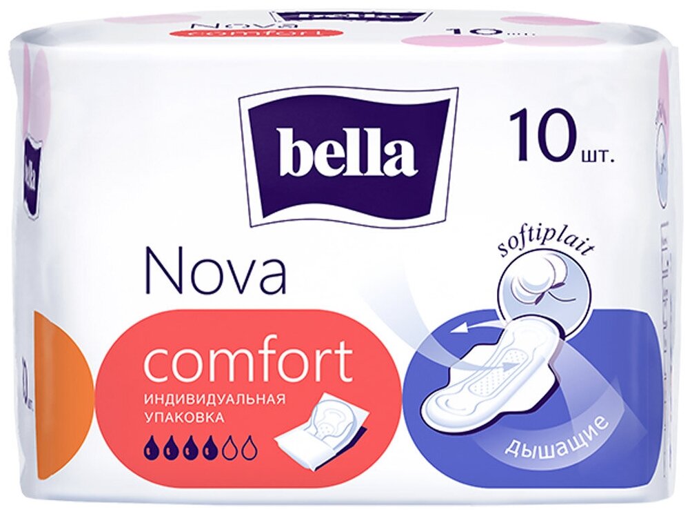 Bella Прокладки Classic Nova Comfort Soft, 10 шт, 6 уп.