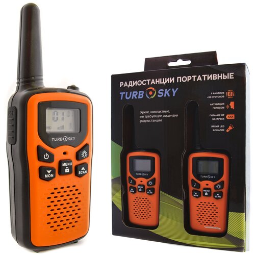 Рация TurboSky T25 Orange 2 штуки в упак 854700₽