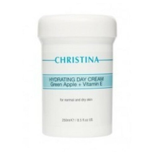 Купить Christina Creams: Увлажняющий дневной крем с витамином Е для нормальной и сухой кожи Зеленое яблоко (Hydrating Day Cream Green Apple + Vitamin E for normal and dry skin), 250 мл