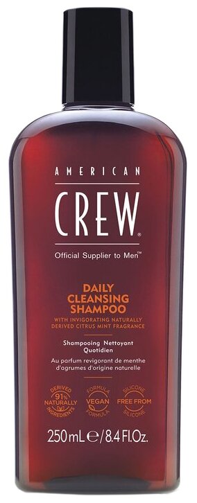 American Crew шампунь Daily Cleansing, 250 мл