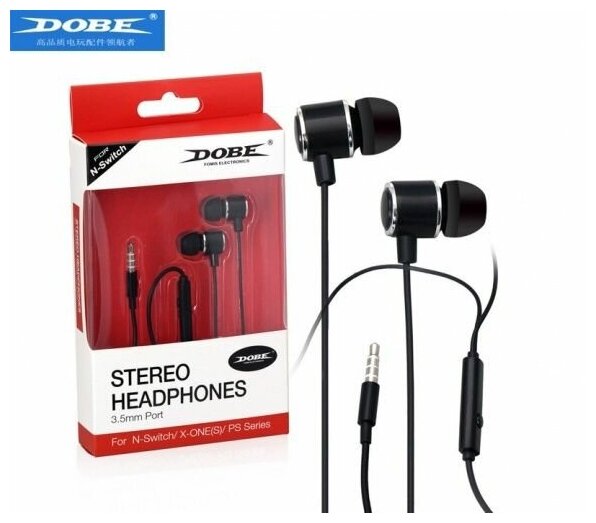 Наушники для Nintendo Switch Stereo Headphones DOBE (TY-557)