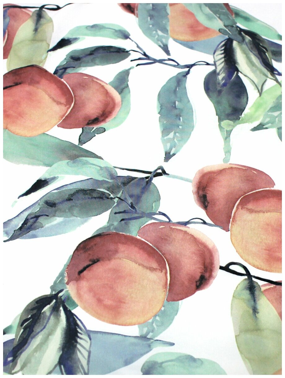 Штора для ванной Bath Plus Charme Red 180х180, Luscious Peach - фото №4
