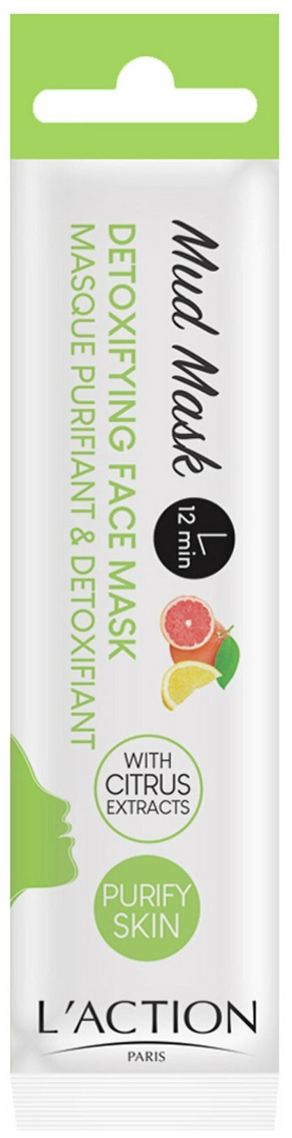 LAction Detoxifying Face Mask With Citrus Extracts