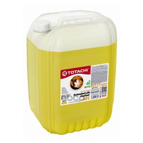 TOTACHI 43720 TOTACHI Extended Life Coolant Yellow -40C (20L)_антифриз! готовый желтый\