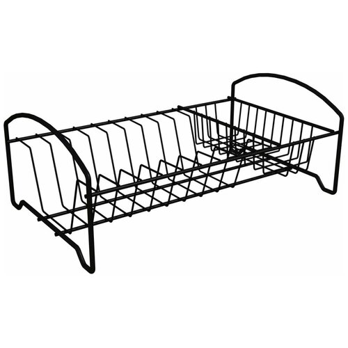 Юнитрейд-Орел Сушилка для посуды Мини с карманом черная 01.33.008.01.00.9005.02