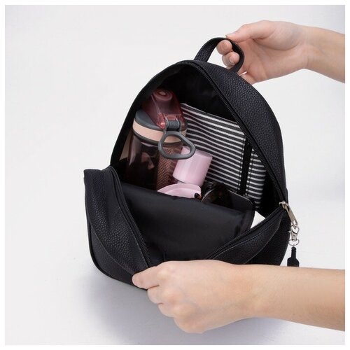 фото Рюкзак nazamok из искусственной кожи, с подвесом, 27х23х10 см recom