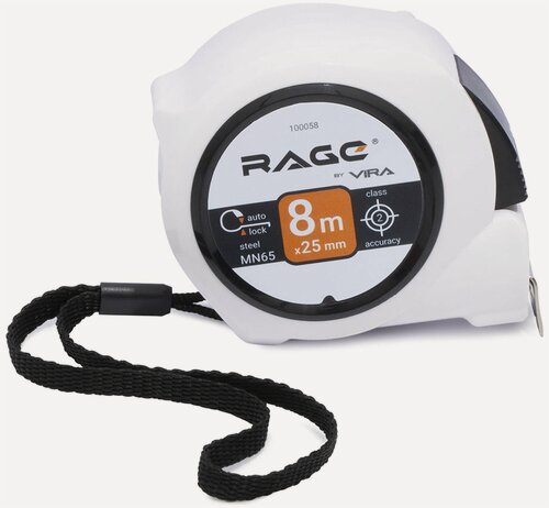 Изображение товара Рулетка автостоп 8 м х 25 мм RAGE by VIRA