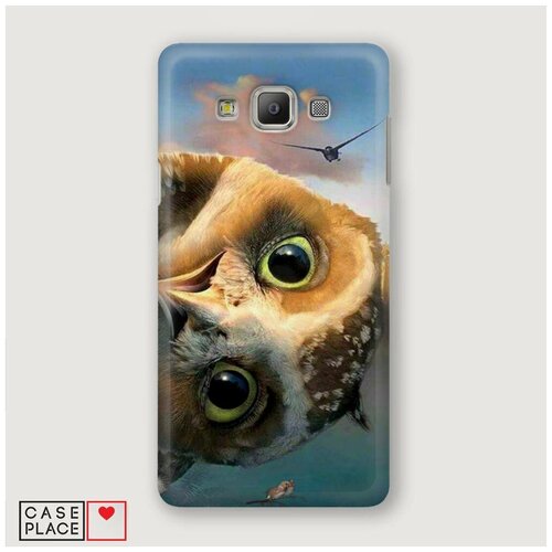 фото Чехол пластиковый samsung galaxy grand prime сова в кадре case place