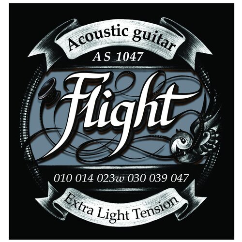 фото Flight as1047 струны для акустической гитары