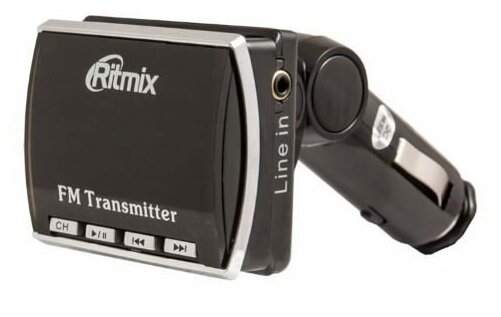 FM-трансмиттер Ritmix FMT-A750 –это автомобильный FM-трансмиттер с (сегментным) дисплеем, SD и USB-флэш, MP3, WMA, FM 87,6 – 107,9 МГц