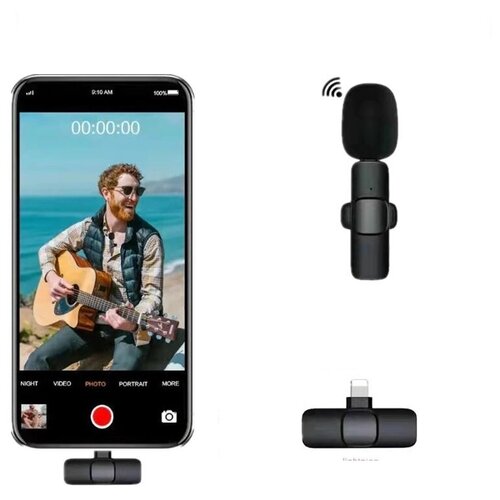 Микрофон беспроводной петличный Rapture Blog GL-505 Lightning для смартфона, планшета, экшн-камеры, ноутбука