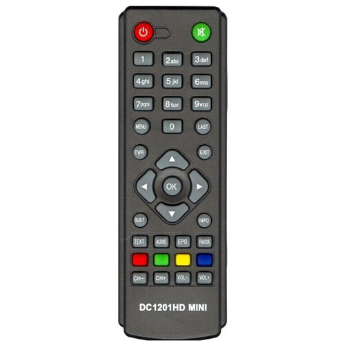 Пульт D-Color DC1201HD mini для цифровых приставок модельный пульт для d color dc1201hd mini dvb t2 skytech 97g dvb t2