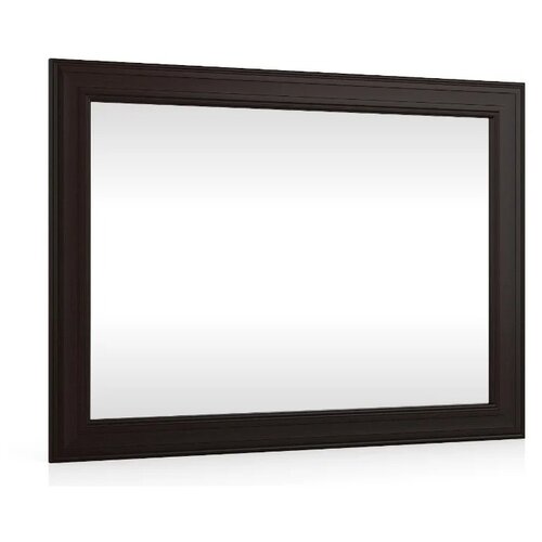 Зеркало подвесное в раме МДФ 80х60, цвет венге, ШхГхВ 80х4х60 см.