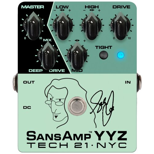 Педаль эффектов/примочка для бас гитары Tech 21 Geddy Lee YYZ Signature SansAmp