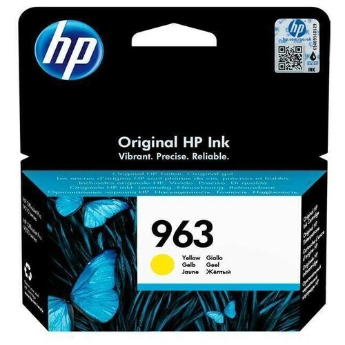 Картридж HP 963 - 3JA25AE оригинальный струйный картридж HP (3JA25AE) 700 стр, желтый