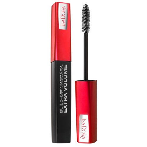 IsaDora Тушь для ресниц Build-Up Mascara Extra Volume, 01 super black