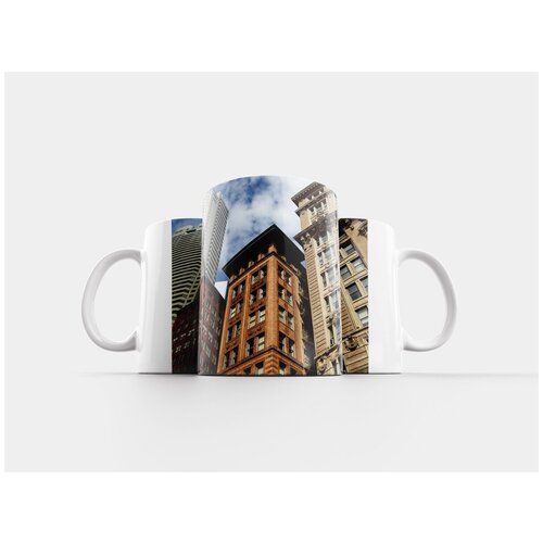 фото Кружка "центр города, город, городской пейзаж" 320 мл lotsprints