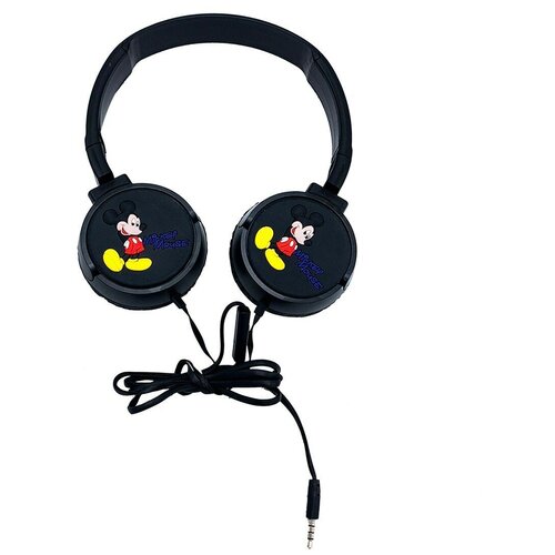 Наушники детские KT-3156 Mickey Mouse Black