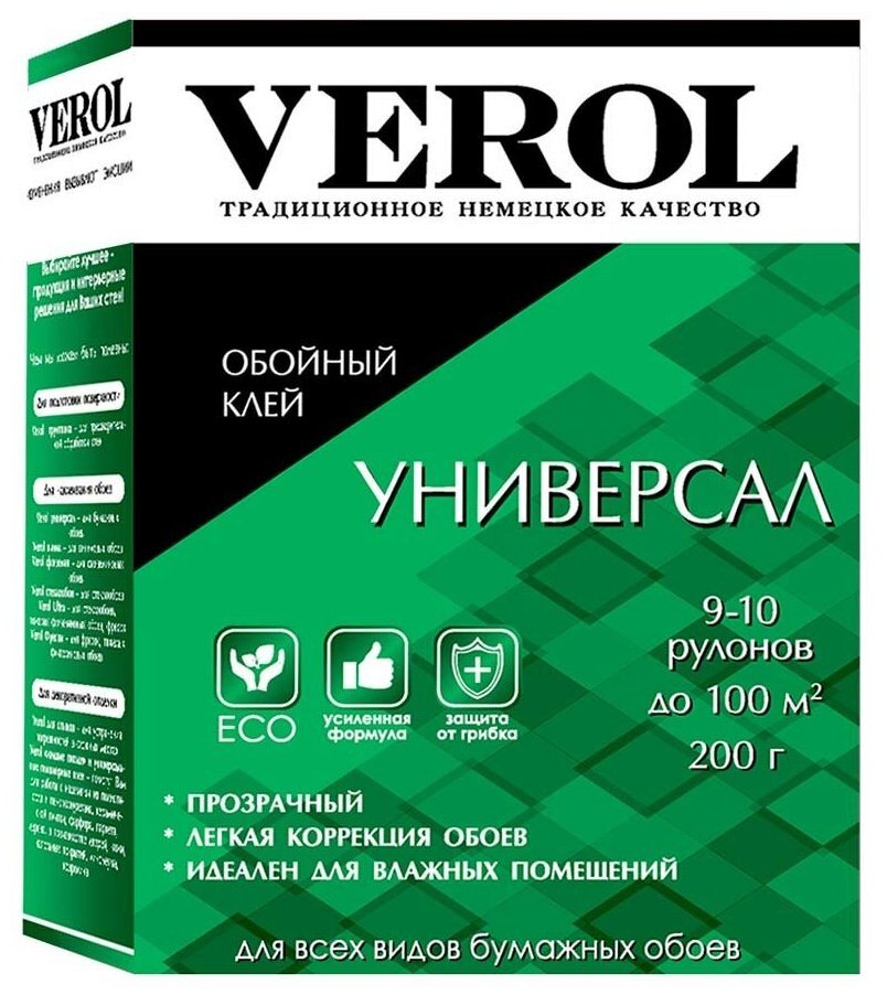 Клей обойный универсальный VEROL усиленный 200г