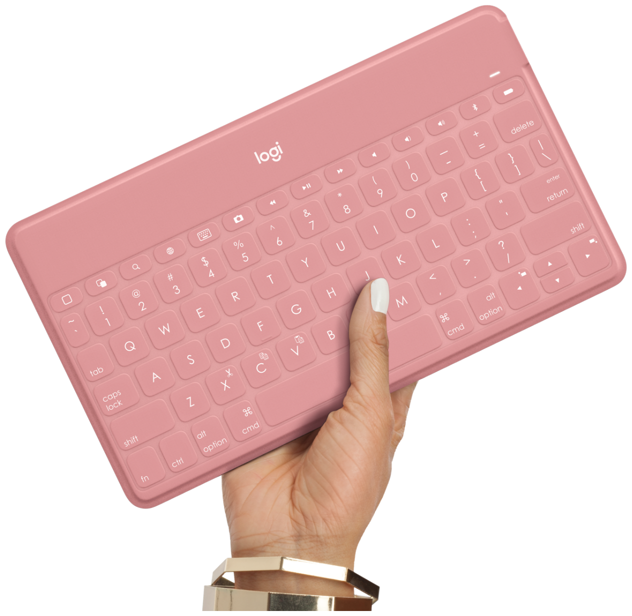 Клавиатура Logitech Keys-To-Go, Blush Pink